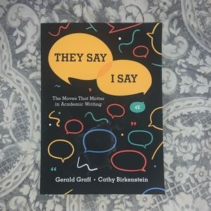 They Say I Say paperback